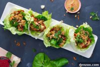 Zesty Thai Cauliflower Lettuce Wraps