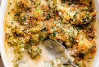 Velvety Broccoli Cheddar Bake