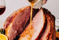 Sweet and Sticky Slow Cooker Ham