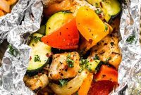 Easy Chicken and Veggie Foil Dinners