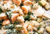Velvety Parmesan Gnocchi with Succulent Shrimp