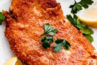 Golden Crispy Chicken Schnitzel