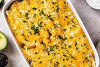 Zesty Salsa Verde Chicken Enchiladas