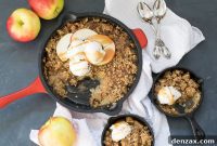 Salted Caramel Apple Crumble