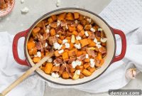 Roasted Sweet Potatoes and Crispy Bacon Bites