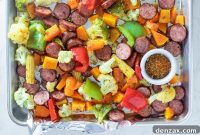 Sheet Pan Sausage and Roasted Vegetables
