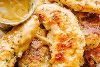 Golden Crispy Oven Chicken Strips