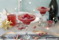Sparkling Cranberry Sorbet Delight