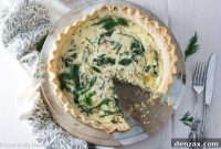 Savory Salmon and Spinach Tart