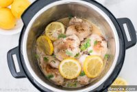Zesty Lemon Garlic Instant Pot Chicken Thighs