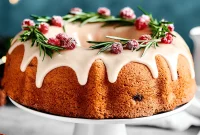 Yuletide Cranberry Pound Cake