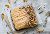 Wholesome Chocolate Peanut Butter Sheet Cake