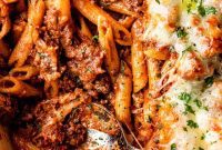 Effortless Gooey Ziti Bake