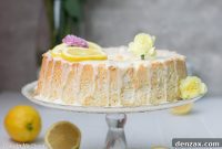 Heavenly Lemon Angel Food Cake