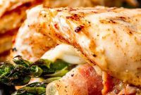 Asparagus and Prosciutto Stuffed Chicken Roll Ups