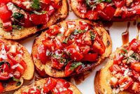 Perfect Garlic Bread Bruschetta