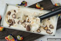 Crème Egg No-Churn Ice Cream