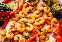 One-Pan Sticky Teriyaki Shrimp & Veggies