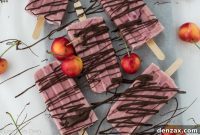 Creamy Cherry Greek Yogurt Pops