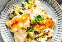 Cheesy Broccoli Rice Bake