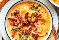 Hearty Tuscan Sausage & Kale Soup