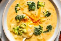 Rich and Creamy Broccoli Cheddar Soup