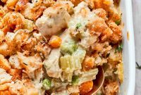 Homestyle Chicken and Stuffing Bake