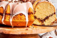 Southern Pecan Ribbon Cake
