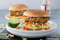 Lemongrass Thai Turkey Burgers