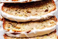 Glazed Zucchini Banana Loaf