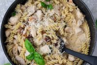 Irresistible Tuscan Chicken Pasta