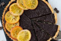 Velvet Chocolate Orange Tart