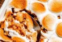 Effortless S’mores Apple Crumble