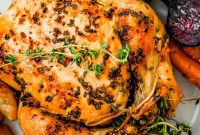 Succulent Autumn Roast Chicken with Harvest Vegetables
