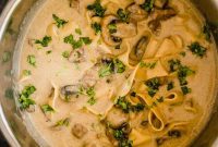 Quick and Creamy Instant Pot Beef Stroganoff