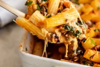 Rustic Tuscan Rigatoni Bake
