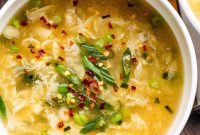 Golden Egg Flower Soup