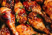 Sticky Slow Cooker Asian Drumsticks