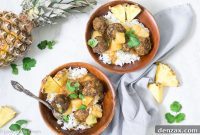 Aloha Glazed Meatballs