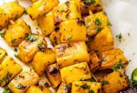 Tequila-Glazed Grilled Pineapple