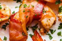 Sizzling Bacon-Wrapped Prawns