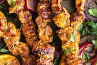 Fire-Kissed Chicken Shawarma Skewers