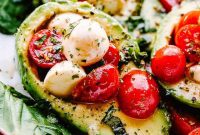 Caprese Avocado Boats