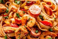 Soulful One Pot Jambalaya Pasta