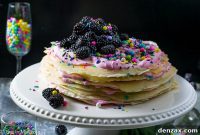 Whimsical Funfetti Crepe Tower