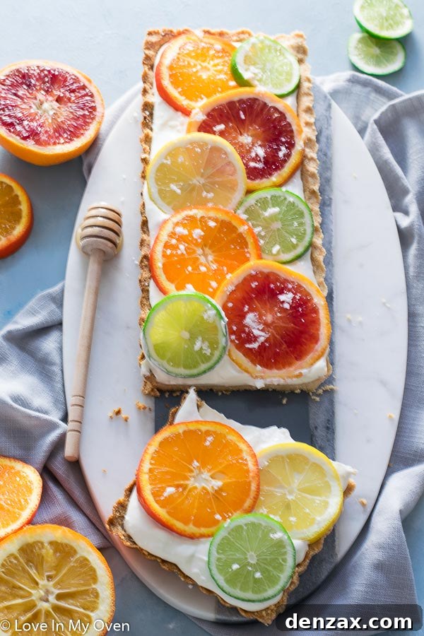 Delicious and refreshing Sunny Citrus Tart