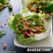 thai cauliflower lettuce wraps