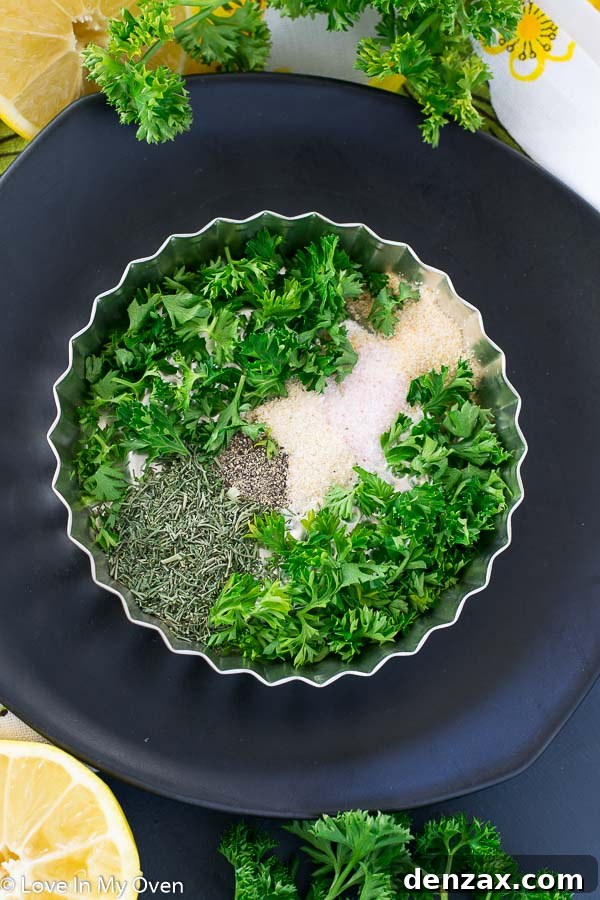 Ingredients for Creamy Ranch Dip