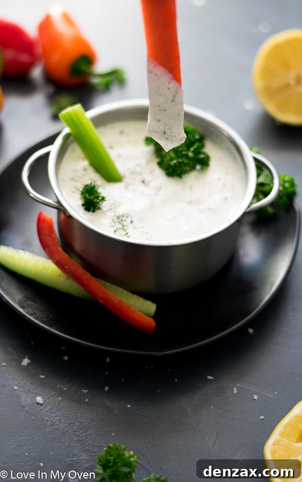 Easy Homemade Ranch Dip Recipe