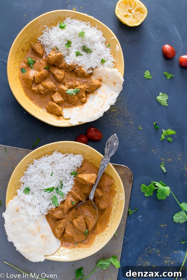 Instant Pot Chicken Tikka Masala, a quick and easy creamy chicken curry recipe
